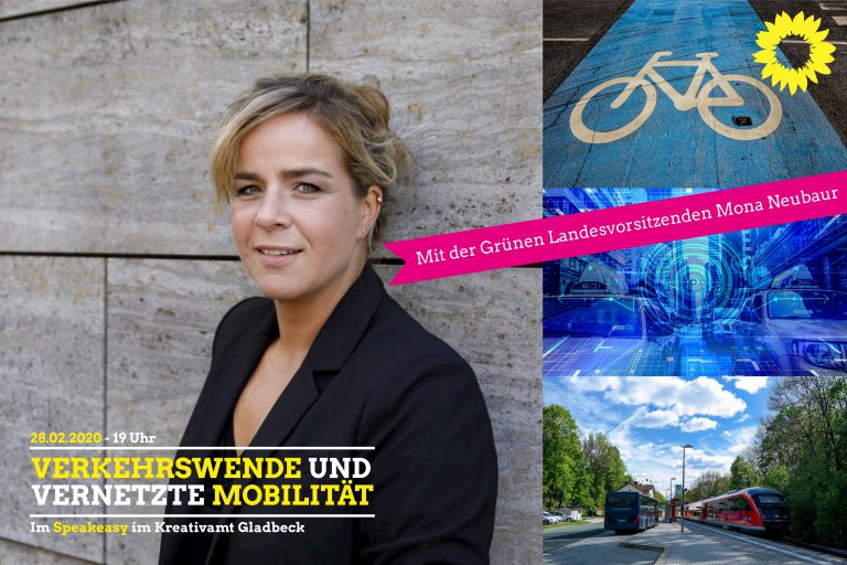 Vernetzte Mobilität mit Mona Neubaur – 28.02.2020 19 Uhr im Speakeasy