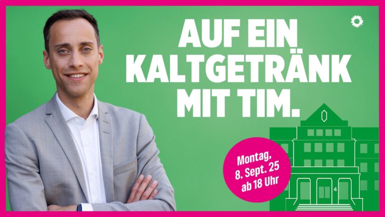 Auf ein Kaltgetränk mit Tim – Sei dabei in Gladbeck!